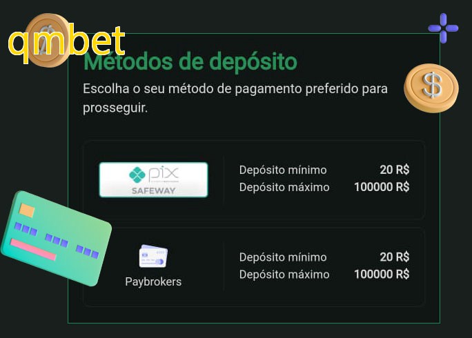 O cassino qmbetbet oferece uma grande variedade de métodos de pagamento